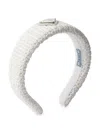 PRADA WOMEN'S CROCHET HEADBAND