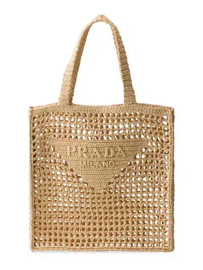 Prada Women's Crochet Tote Bag