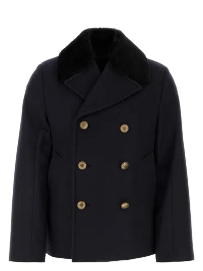 PRADA WOMEN'S DARK FELT COAT