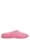 Prada Logo-debossed Slides In Pink