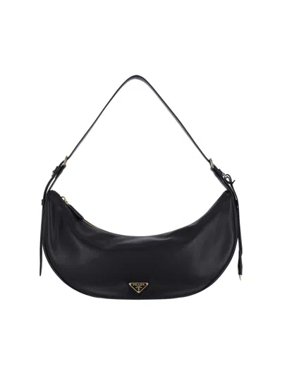 Prada Women Demi-lune' Large Shoulder Bag
