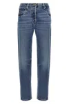 Prada Blue Jeans In Washed Denim In Blue