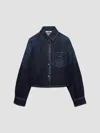 Prada Denim Shirt In Multi