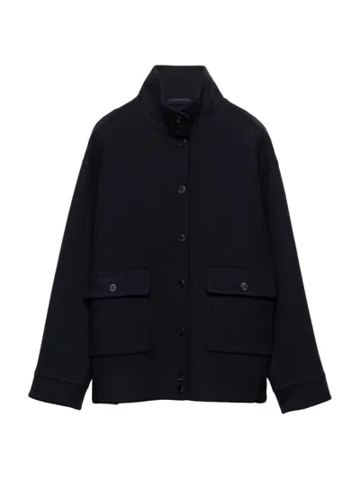 PRADA WOMEN'S DOUBLE CASHWOOL JACKET