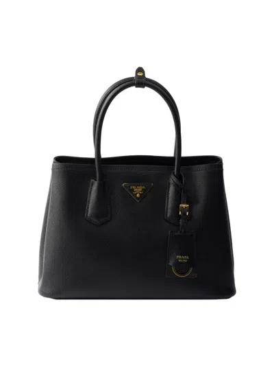 PRADA WOMEN'S DOUBLE SAFFIANO LEATHER TOP HANDLE BAG