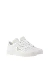 Prada Leather Sneakers In White