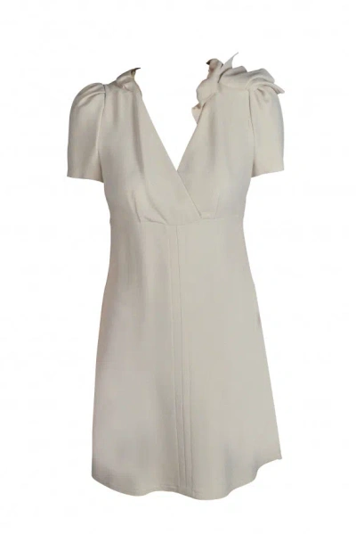 Prada Women Dress In Cream