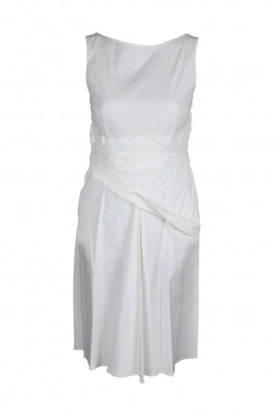 Prada Women Dress In White
