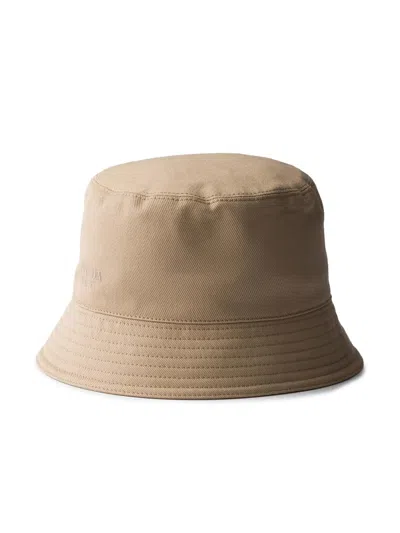 PRADA WOMEN'S DRILL BUCKET HAT