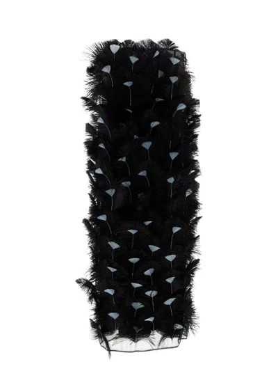 PRADA WOMEN'S EMBELLISHED ORGANZA DRESS