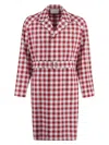 Prada Women's Embroidered Cotton Overcoat
