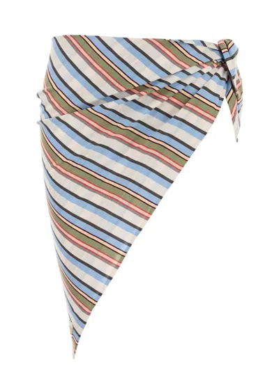 PRADA WOMEN'S EMBROIDERED COTTON SARONG