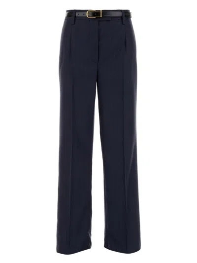 PRADA WOMEN'S EMBROIDERED WOOL PANT