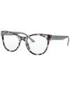 Prada Women's Eyeglasses, Pr 05wv In Blue,brown