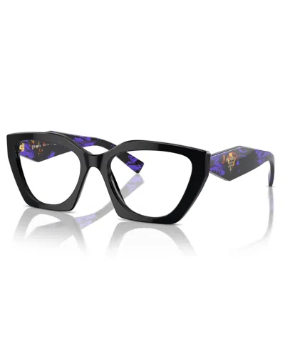 Prada Women's Eyeglasses, Pr 09yv In Black