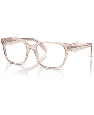 Prada Women's Eyeglasses, Pr 17zv 54 In Crystal Pink
