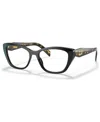 Prada Women's Eyeglasses, Pr 19wv 53 In Black