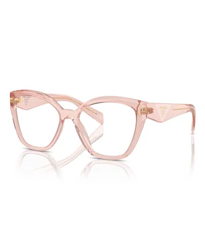 Prada Women's Eyeglasses, Pr 20zv In Metallic