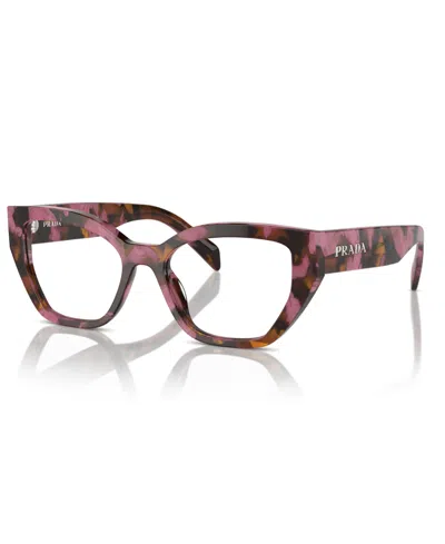 Prada Women's Eyeglasses, Pr A16v In Cognac Begonia Tortoise