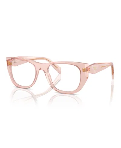 Prada Women's Eyeglasses, Pr A18v In Pink