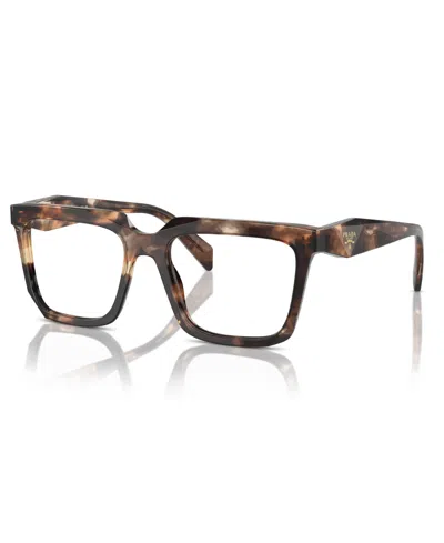 Prada Women's Eyeglasses, Pr A19v In Caramel Tortoise