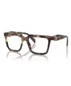 Prada 0pr A19v Glasses In Caramel Tortoise