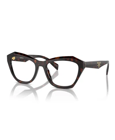 Prada Women's Eyeglasses, Pr A20v In Root Tortoise