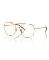 Prada Women's Eyeglasses, Pr A58v In Gold