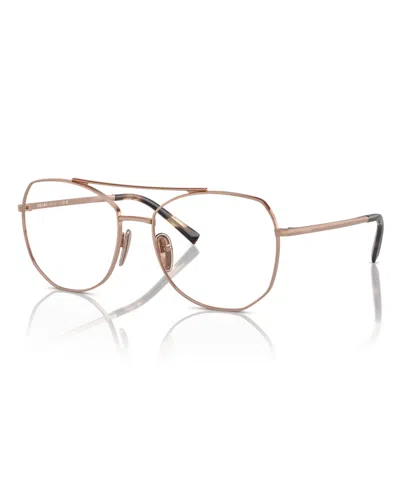 Prada Women's Eyeglasses, Pr A58v In Rose Gold