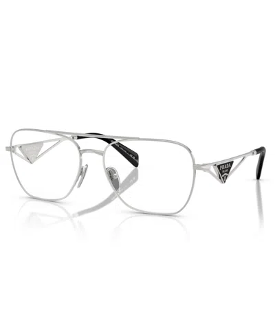 Prada Women's Eyeglasses, Pr B50v In Silver