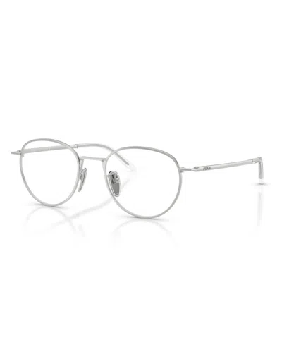 Prada Women's Eyeglasses, Pr D57vd In Metallic