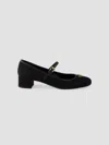 Prada Fabric Pumps In Black