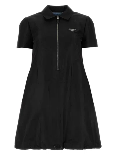 PRADA WOMEN'S FAILLE MINI DRESS