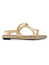 Prada Sandals In Gold