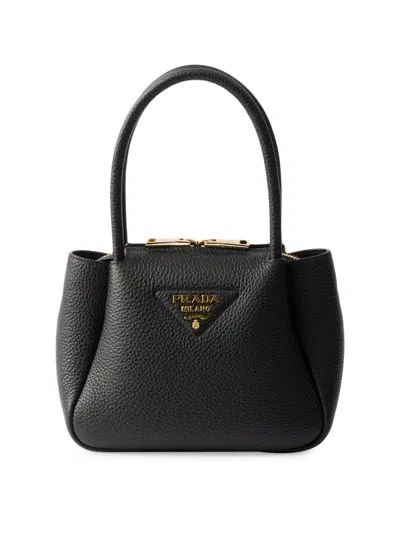 PRADA WOMEN'S FLOU MINI LEATHER SHOULDER BAG