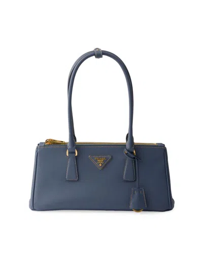 Prada Galleria Medium Saffiano Leather Bag In Blue
