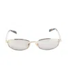Prada Logo Rectangular Sunglasses In Multi