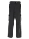 Shop Prada Women's Graphite Wool Cargo Pant
