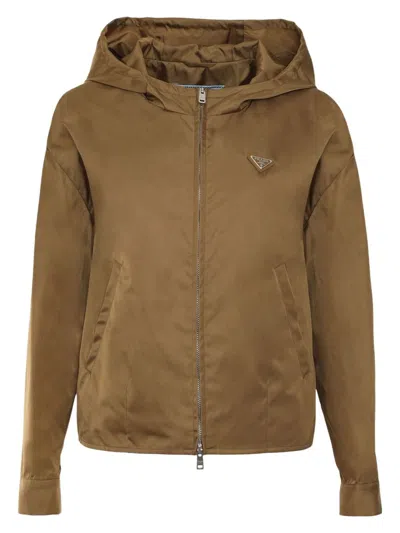 PRADA WOMEN'S HOODED RE-NYLON JACKET