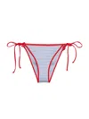 Prada Women's Interlock Jersey Bikini Bottom In Multi