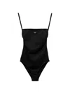 PRADA WOMEN'S INTERLOCK KNIT ONE-PIECE SWIMSUIT