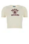 Prada Women Ivory Cashmere Sweater In White