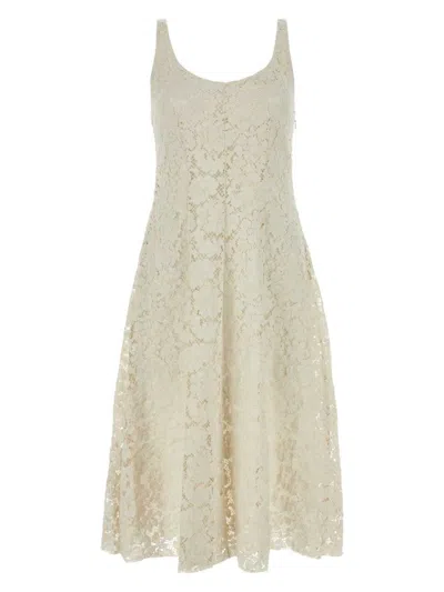 PRADA WOMEN'S IVORY LACE DRESS