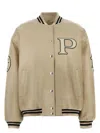 Prada Padded Leather Varsity Jacket