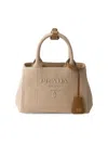 Prada Women's Jardinière Cotton Canvas Mini Top Handle Bag