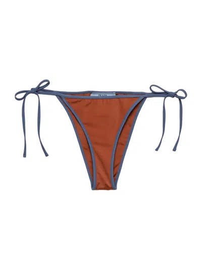 Prada Women's Jersey Bikini Bottom In Orange