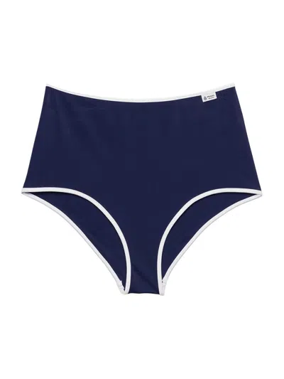 Prada Women's Jersey Bikini Panty In Blue