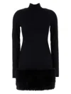 Prada Women Black Jersey Dress