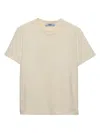 Prada Women's Jersey T-shirt In Yellow