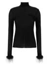 Prada Top In Jersey Nero  Donna